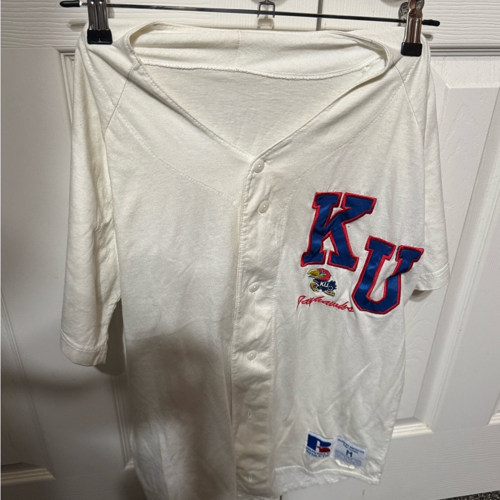 Russell Athletic vintage KU Jayhawks baseball jersey